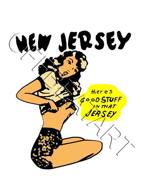 Travel Humor Hot Rat Rod Vinyl Decals New Jersey Pinup 24