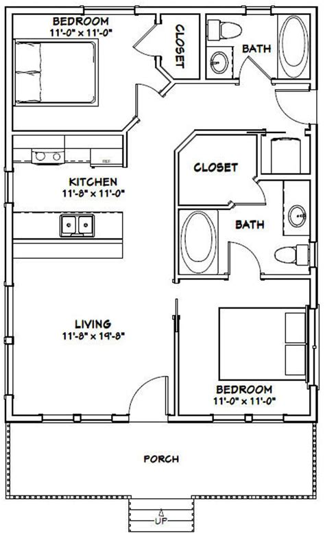 house  bedroom  bath  sq ft  floor plan etsy   small house floor plans