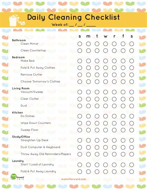 home organization  cleaning printables cleaning