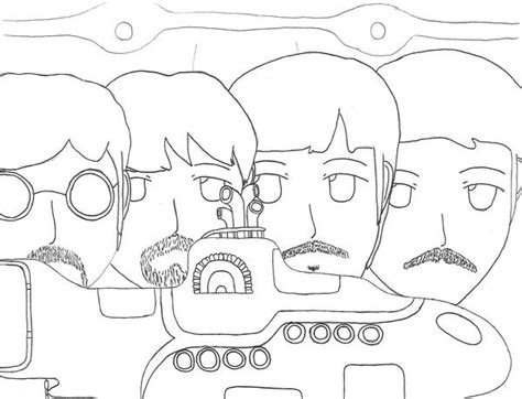 beatles yellow submarine coloring pages coloring pages