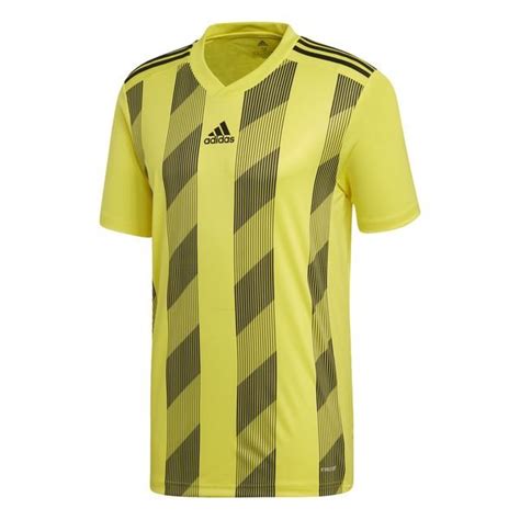 adidas voetbalshirt striped  geelzwart wwwunisportstorenl