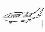Coloring Airplane Pages Pesawat Terbang Gambar Mewarnai Colouring Drawing Jet Simple Jumbo Print Kids Printable Big A4 Transportation Choose Board sketch template