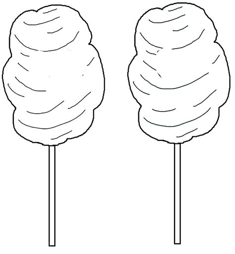 cotton candy coloring pages coloring home