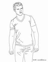 Colorir Homens Personnages sketch template