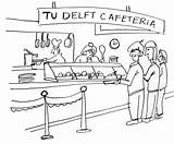 Cafeteria Clipart Cartoon Canteen School Delft List Do Webstockreview Tu Eaten Ever sketch template
