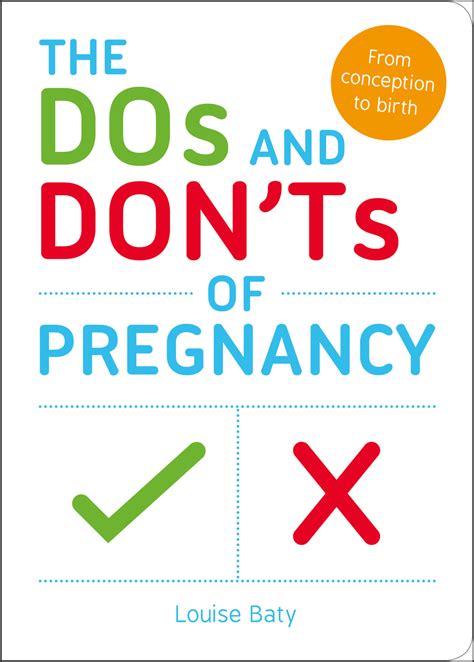 the dos and don ts of pregnancy