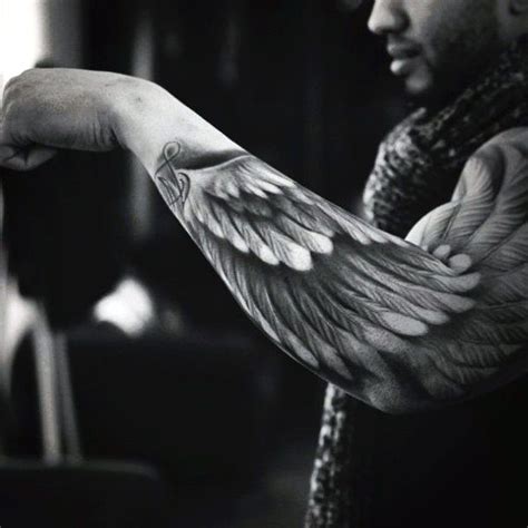 Wing Tattoo Arm In 2020 Sleeve Tattoos Wing Tattoo Men Full Sleeve