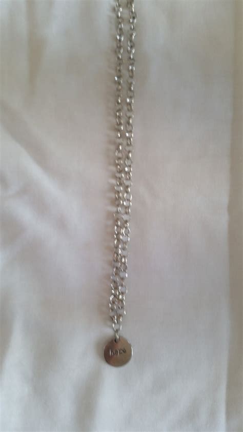 items similar to multi sex 20 silver chain hope necklace on etsy