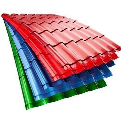 jindal colour coated roofing sheet thickness  mm thickness