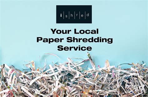 local paper shredding services ishred document destruction