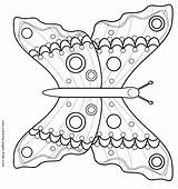 Coloring Pages Butterfly Animal sketch template