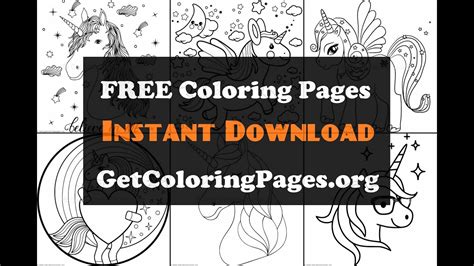 unicorn coloring pages youtube