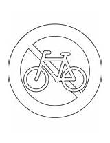 Tegninger Cykel Vejskilte Bicycles Danmark Knallert Lille Forbudt Supercoloring Farvelægning sketch template