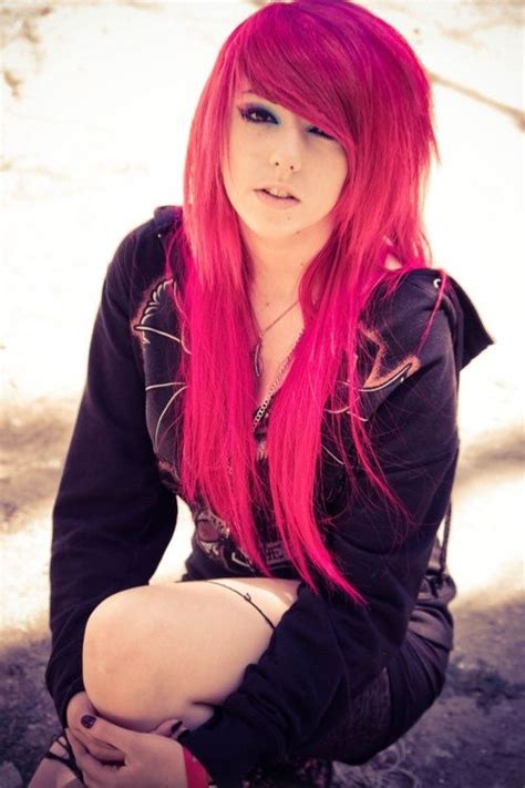 sexy emo girls with red hair