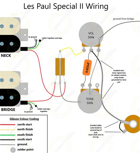les paul special ii wiring diagram  string supplies