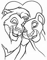 Coloring Pages Lion King Nala Simba Kiara Drawing Kovu Clipartmag Getcolorings sketch template
