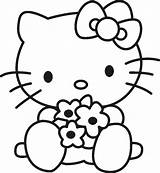 Kitty Hello Coloring Pages Kids Sheet Sheets Color автор на Saval Am Book sketch template