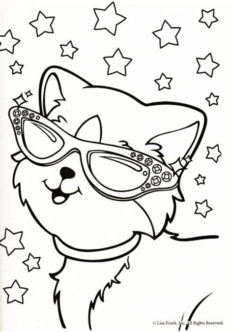 lisa frank coloring pages printable