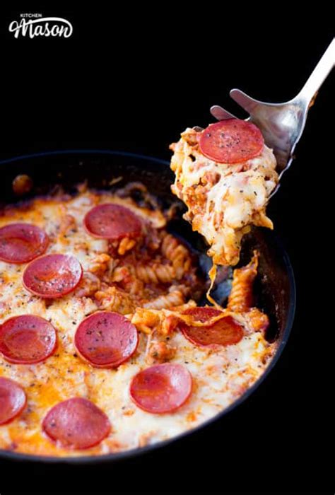 pizza pasta one pot one pan easy quick tomato