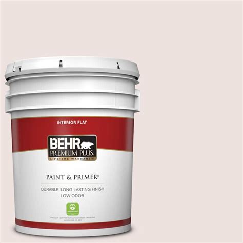 behr premium   gal   patient white flat  odor interior paint primer