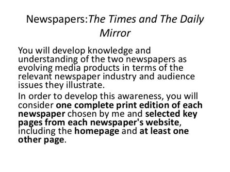 newspaper lesson  intro  exam