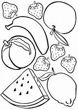 Colouring Frutas sketch template