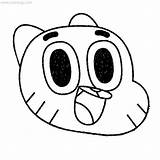 Gumball Xcolorings sketch template