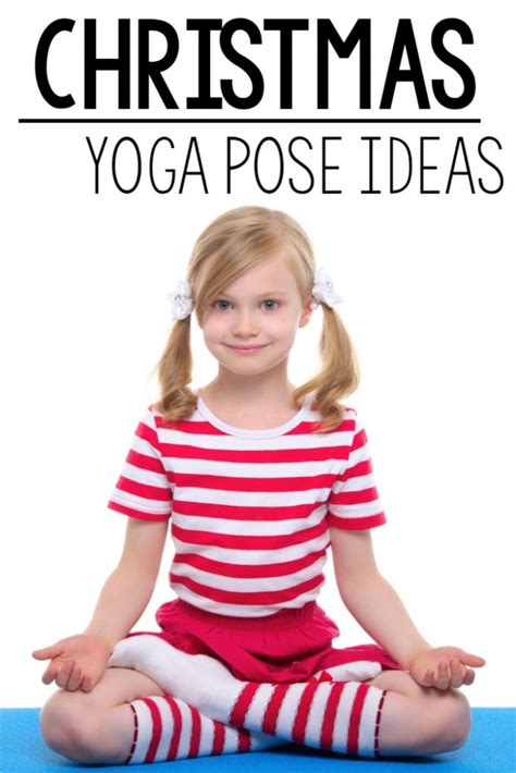 kids christmas yoga pose ideas pink oatmeal