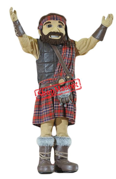 top quality highlander mascot costume