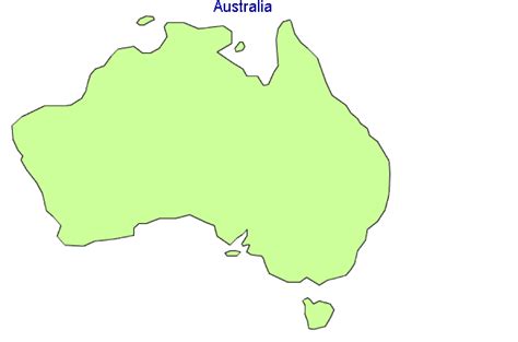 australia map terrain area  outline maps  australia