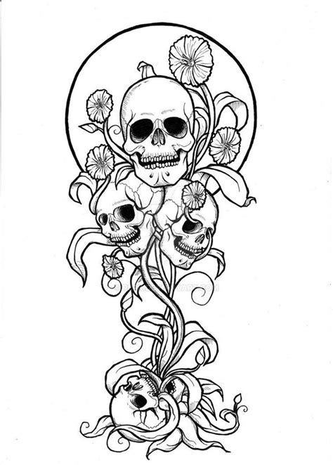 saved  skull coloring pages skulls drawing skull drawing