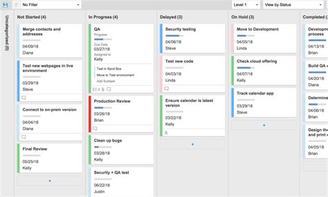 team project task board template smartsheet