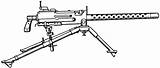 Maschinenpistole sketch template