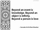 Sri Beyond Shankar Ravi Gurudev Knowledge Inspirational Event Quote sketch template