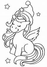 Unicorn Christmas Coloring Printable Pages Info Kids Dreams Sheets sketch template