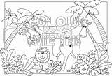 Coloring Jungle Safari Pages Animals Printable Baby Esl Scene Jeep Drawing Scenery Animal African Getcolorings Color Print Getdrawings Colouring Halloween sketch template