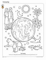 Coloring God Created Popular sketch template