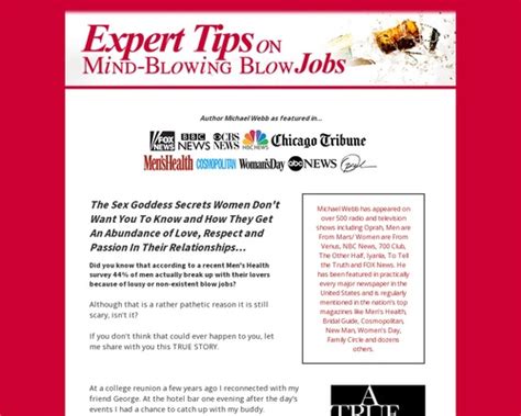 Blow By Blow Expert Tips On How To Give Mind Blowing