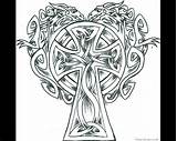 Celtic Adults Crosses Mandala Printablecolouringpages Teahub sketch template
