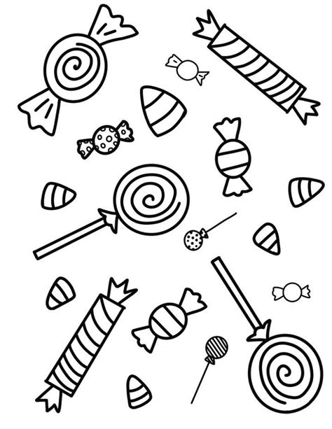 candy coloring pages  kids  adults blitsy