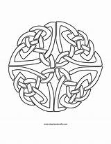 Celtic Mandala Coloring Mandalas Pages Color Circle Knot Monday Printable Designs Adult Adults Nwcreations Mandela Cool Visit Google Knots Colouring sketch template