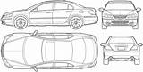 Acura Rl Blueprints Bil Vaz 2101 Schematisch Blender Billedet Maustaste Rechten Autoautomobiles Narod sketch template