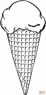 Ice Cream Coloring Pages Printable Color Cone Clipart Icecream Desserts Printables Clipartmag Clipartbest Food Drawing Tags Choose Board sketch template