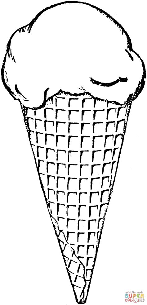ice cream coloring page  printable coloring pages clipart