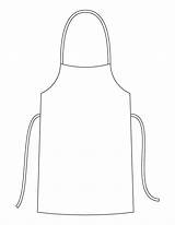 Chef Aprons Cliparts Bestcoloringpages Webstockreview Literaria Parada Escuro sketch template