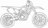 Coloring Motocross Bike Pages Dirt Printable Dirtbike Getdrawings Getcolorings Print Drawing Color sketch template