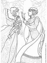 Oberon Titania Midsummer Dream Nights Pages Coloring Pheemcfaddell Colouring Changeling Drawings Act Scene Fairy Baby Cross Should Why Her Fantasy sketch template