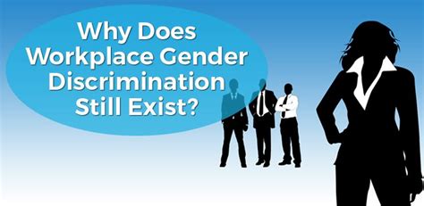 why does workplace gender discrimination still exist