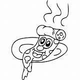 Coloring Pages Pizza Funny Drawing Plankton Sandy Cheeks Face Diaper Magnet Hut Punk Pants Color Animal Measuring Tape Toppings Getcolorings sketch template