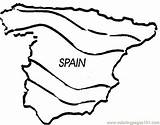 Spain Map Coloring Clipart Printable Pages Outline Super Color Clipartbest Cliparts Clip Countries Clipground sketch template